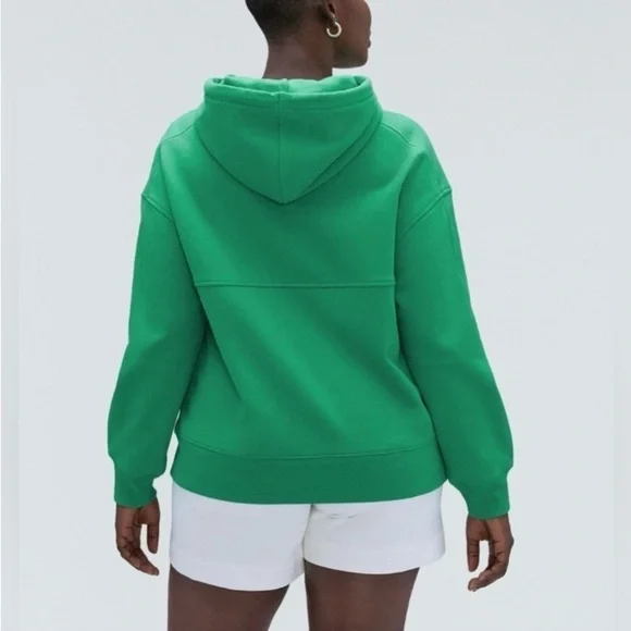 EVERLANE The Track Popover Hoodie Mint Green NWT